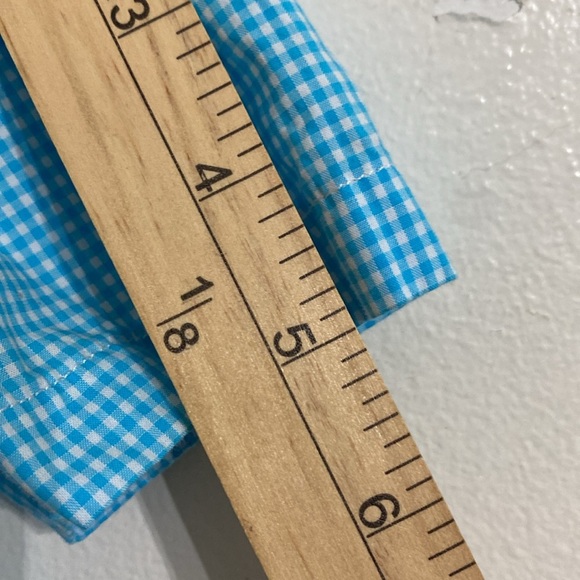 RALPH LAUREN Blue Gingham Short Sleeve Oxford Shirt 24 Months Button Up Boys - Picture 8 of 10